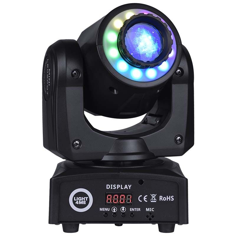 LIGHT4ME 30 SPOT RING portable small moving head LED - Image 6