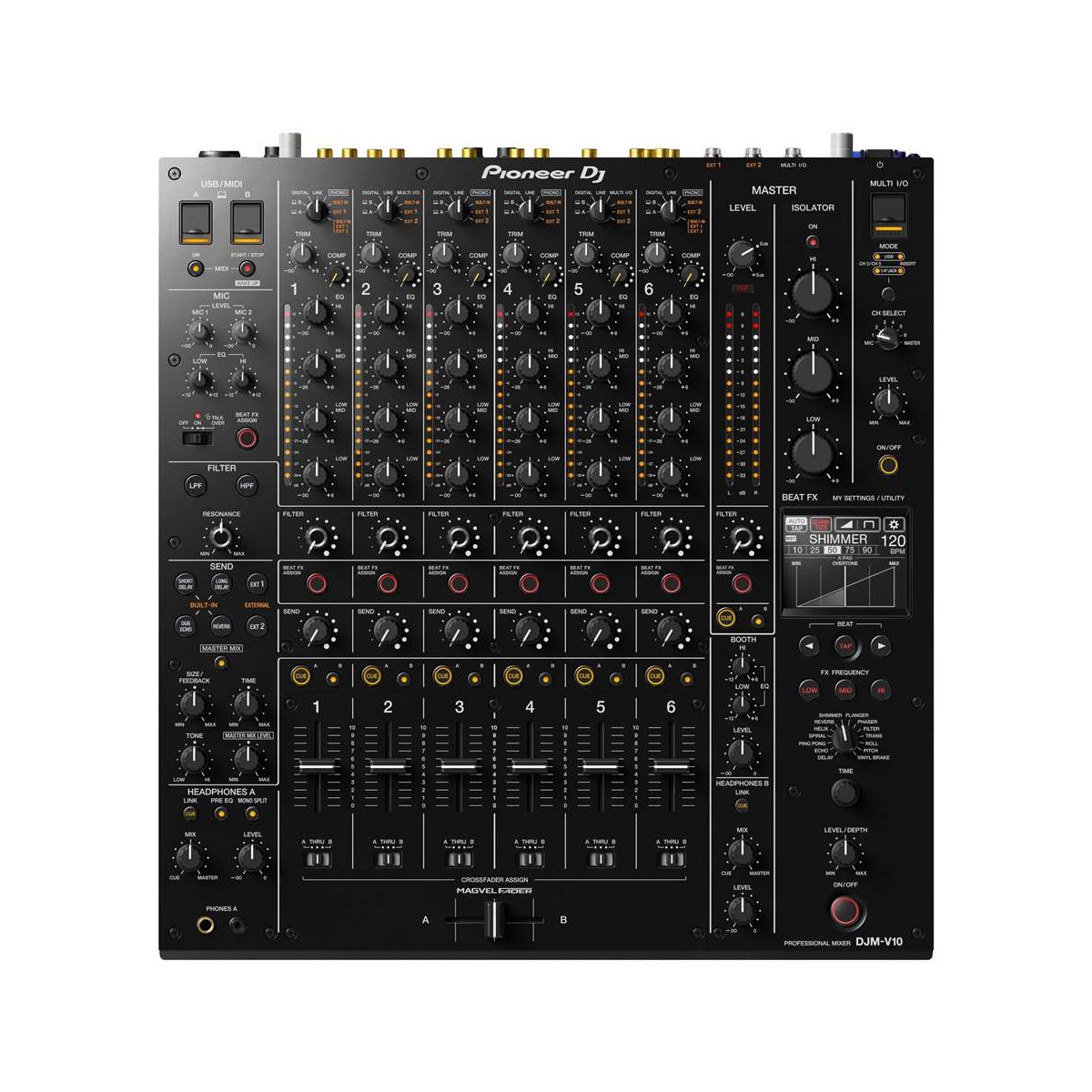 PIONEER DJ DJM-V10LF 6 κάναλος Μίκτης