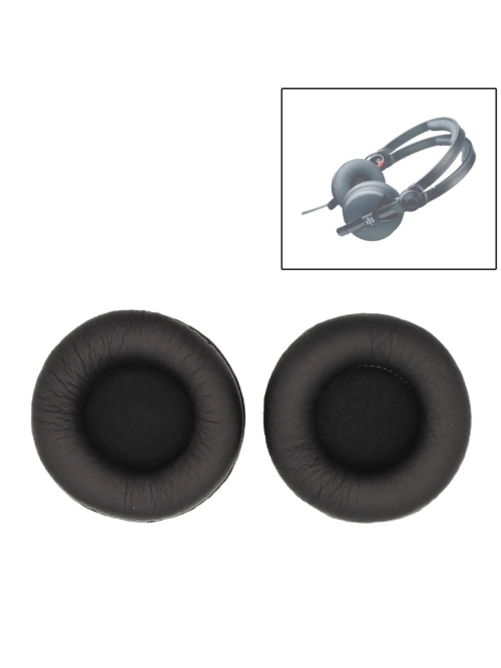 Sennheiser HD25-1 II, ζευγάρι ανταλλακτικά σφουγγαράκια για ακουστικά - Earpads σε χρώμα μαύρο