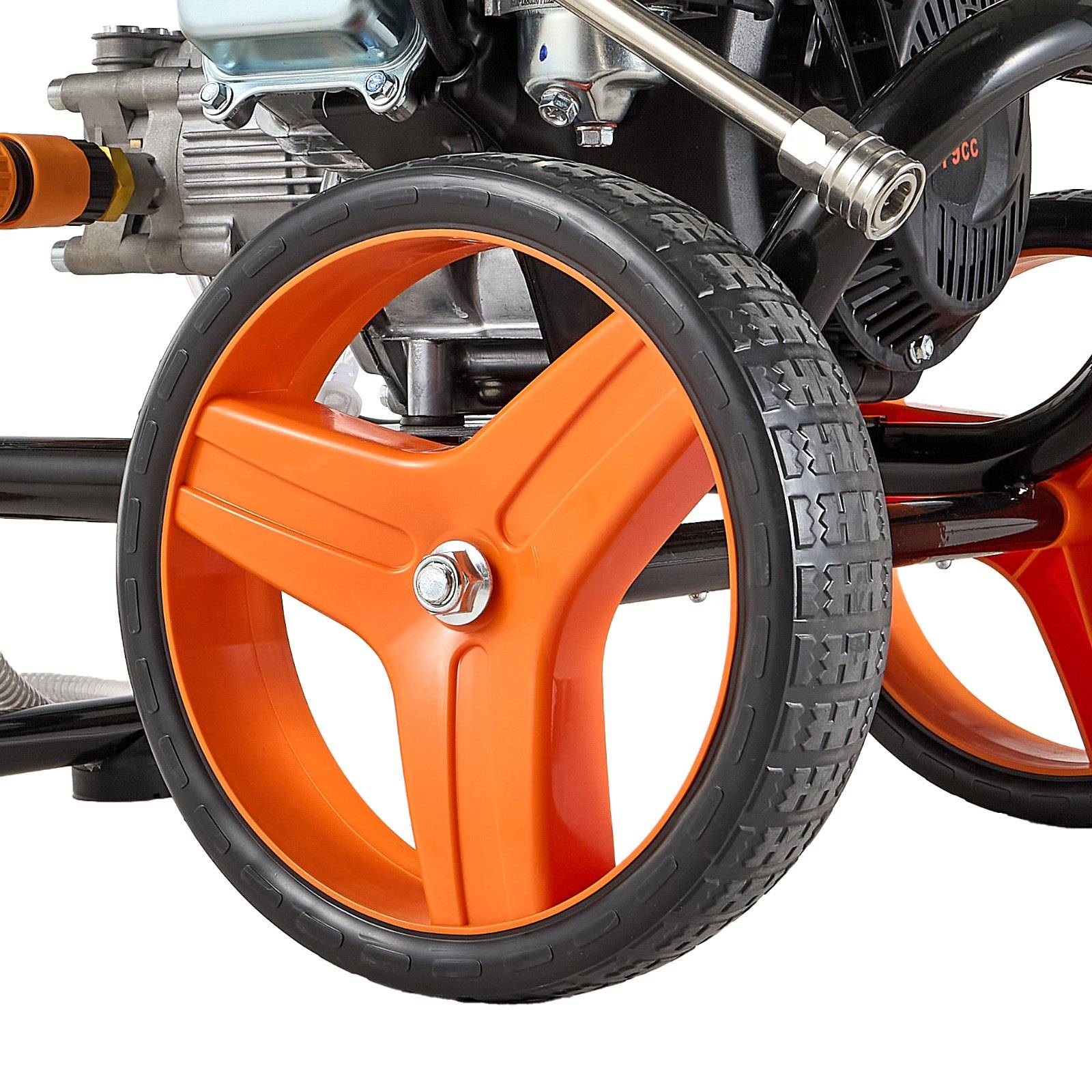 VEVOR Πλυστικό Μηχάνημα Υψηλής Πίεσης 2900 PSI 7 L/min, Βενζινοκίνητο Πλυστικό Υψηλής Πίεσης Χαμηλού Προφίλ με Αντλία Αλουμινίου, Λάστιχο 7,9 m, 4 Ακροφύσια, Τροχοί για Αυτοκίνητα Παράθυρα Τοίχους RYGYQXJLBWS71KND2001V0 - Image 3